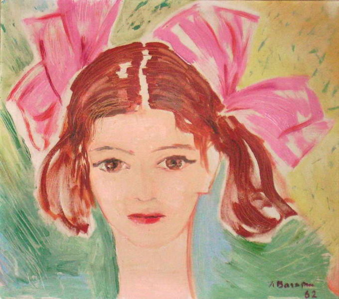 Файл:Портрет дочери, картон, масло, 1962.jpg